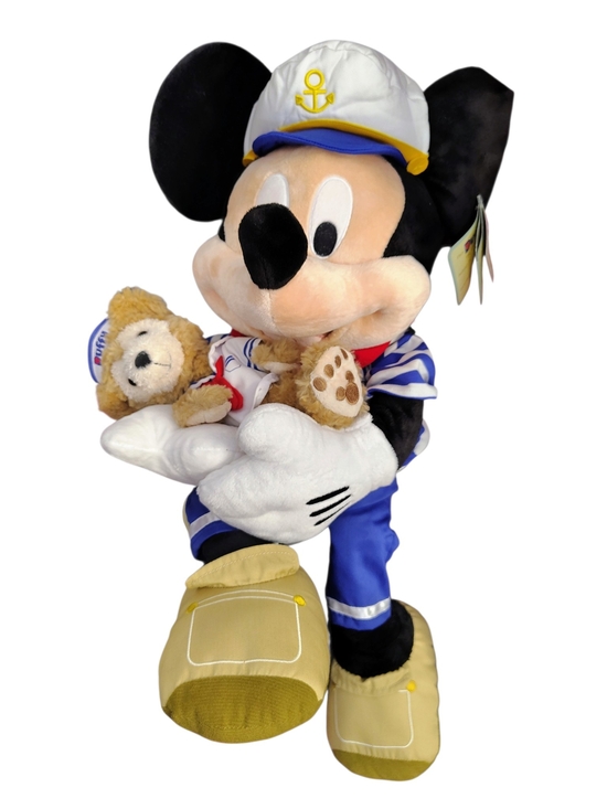 Disney Other - Sailor Mickey Mouse with Duffy Bear Plush Doll Authentic Disney Store 17 Inch
